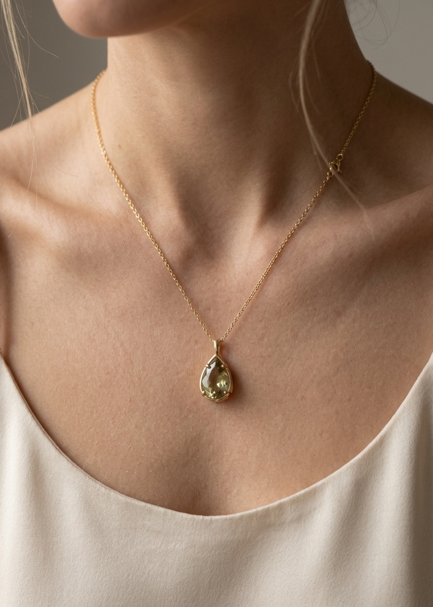 Sage Willow Pendant Necklace