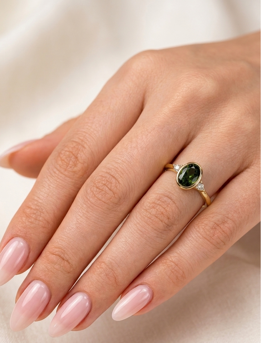 Olive Grove Silhouette Ring